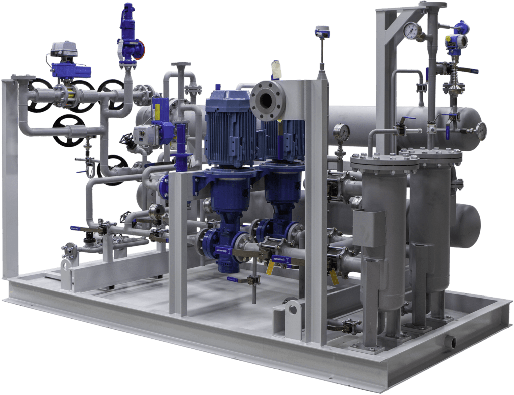 Steel Master: Image of oil pump skid